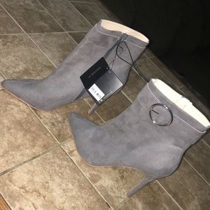 Grey booties